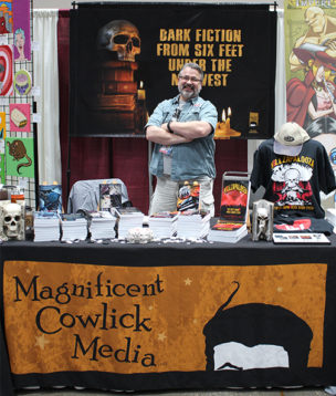 Mark L. Groves with MCM booth